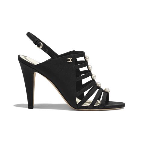 sandalias chanel negras|sandali chanel sito ufficiale.